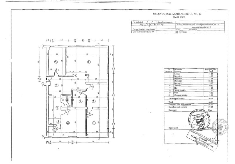 Herastrau, Penthouse exclusivist de inchiriat, 4 camere, 156 mp, living.
